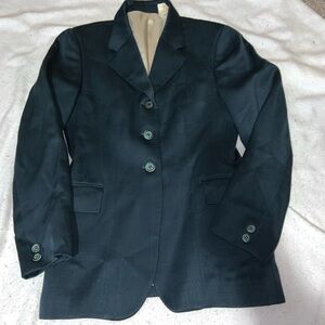 Size 34 Pine Green Grand Prix Hunt English Riding Show Coat Wool Xlnt Cond